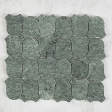 Toru Taj Green Marble Mosaic Tile